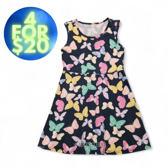 wonder nation Other - 4/$20 - Wonder Nation Girls Casual Summer Dress Butterfly Multicolor Size M 7/8